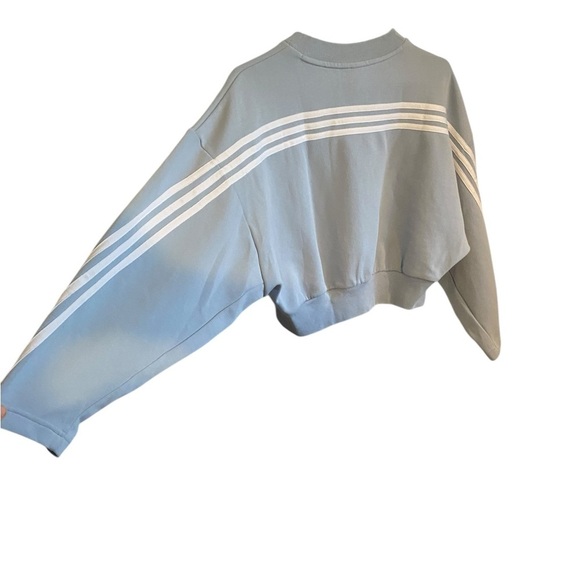 Adidas Sportswear FUTURE ICONS THREE STRIPES Sweatshirt powder blue athleisure - Picture 14 of 14